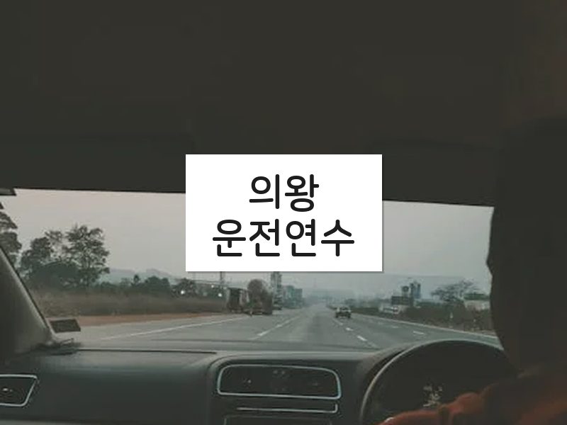 의왕운전연수 후기