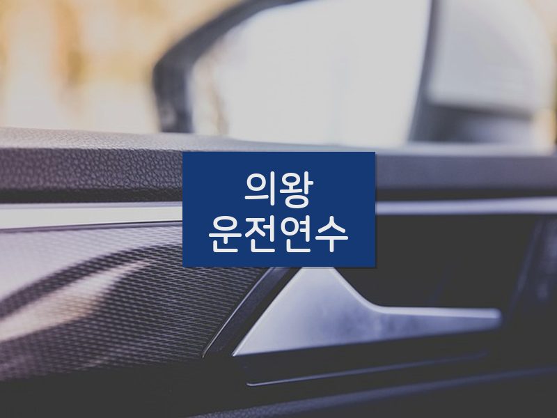 의왕운전연수 후기