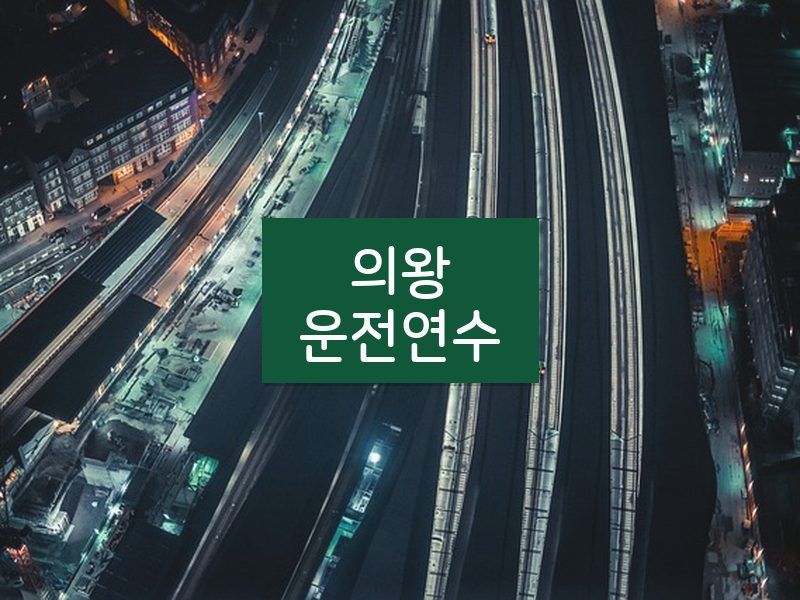 의왕운전연수 후기