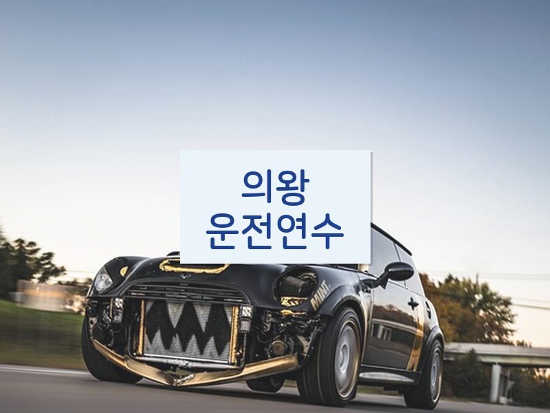 의왕운전연수 후기