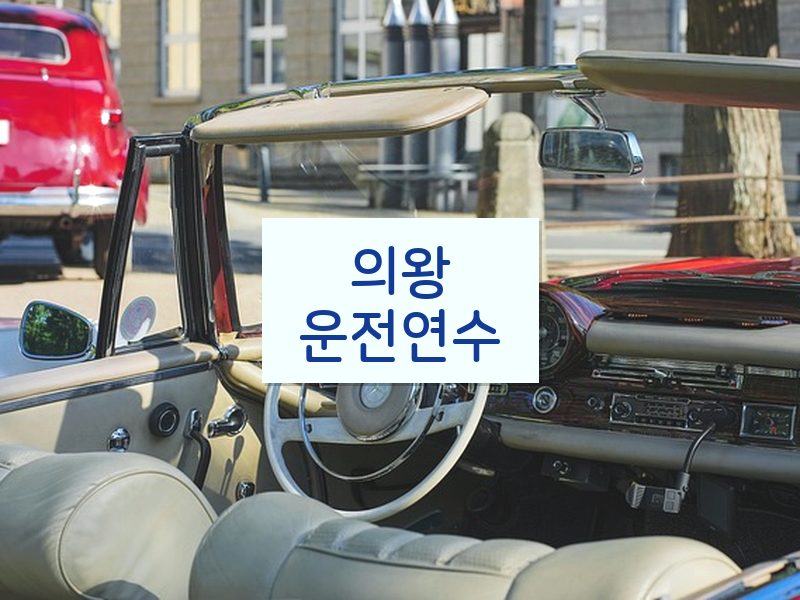 의왕운전연수 후기