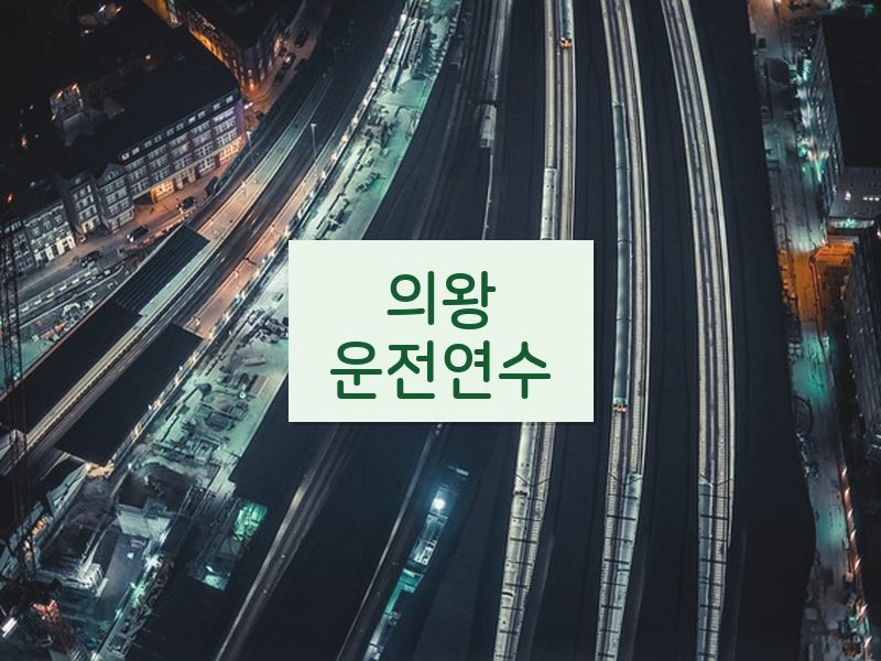 의왕운전연수 후기