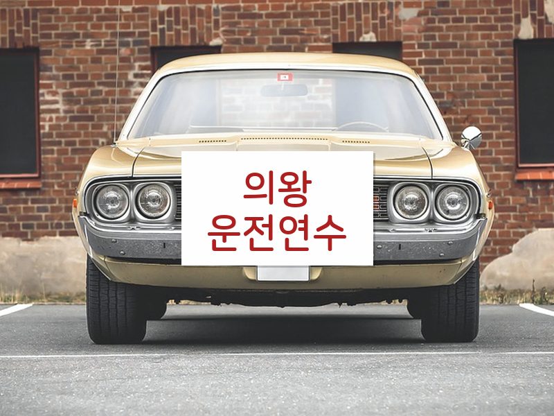 의왕운전연수 후기